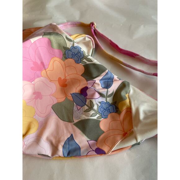 Anthropologie Dippen Daisy Zen Knotted triangle bikini top pads wireless Size XL - Picture 3 of 5